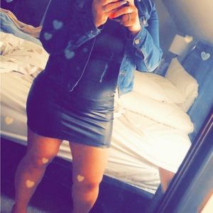 Stretchy Leather dress